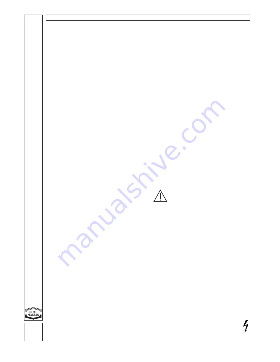 Enraf Nonius Curapuls 970 Operating Instructions Manual Download Page 52