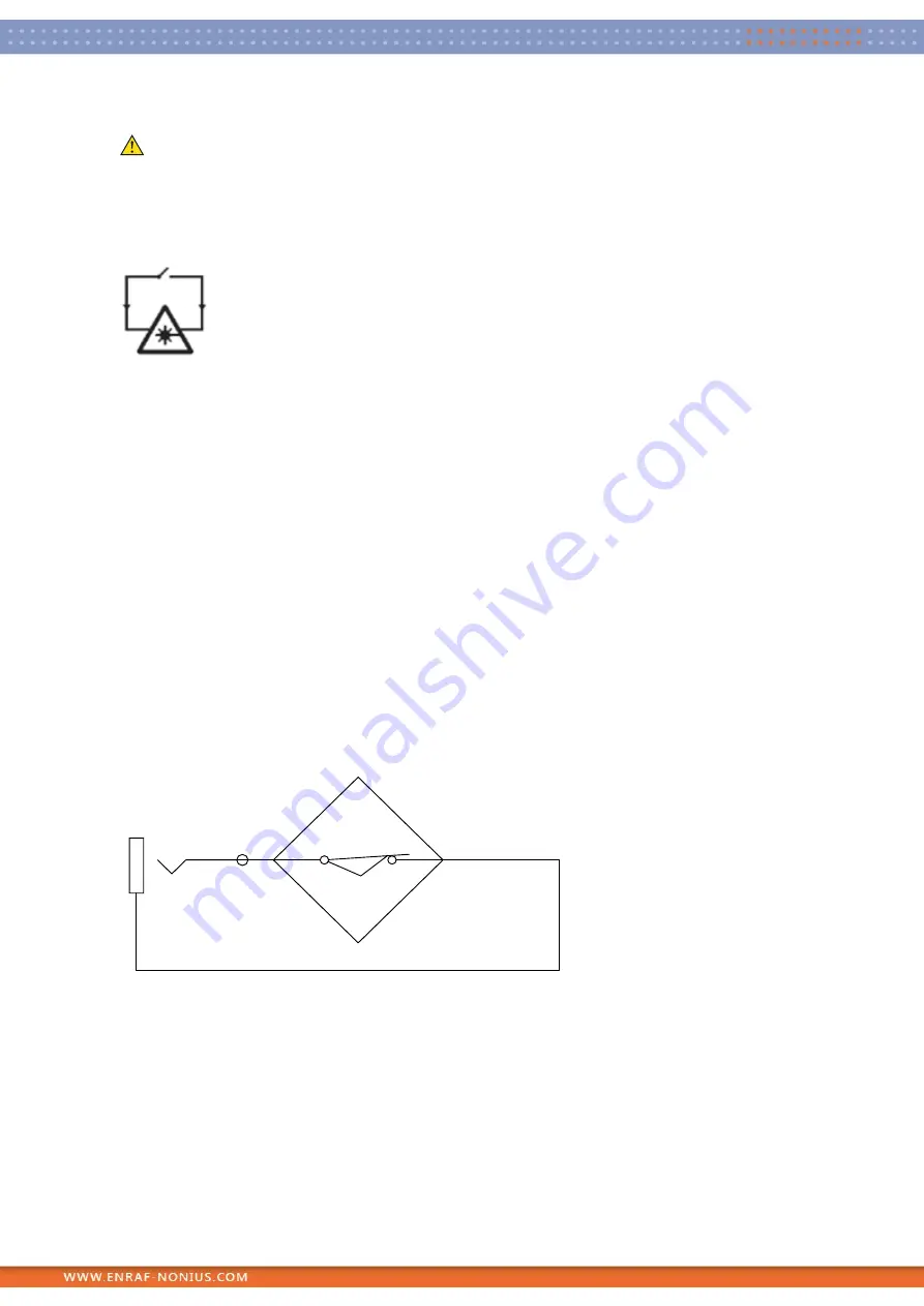 Enraf Nonius Endolaser 120 Instructions For Use Manual Download Page 12