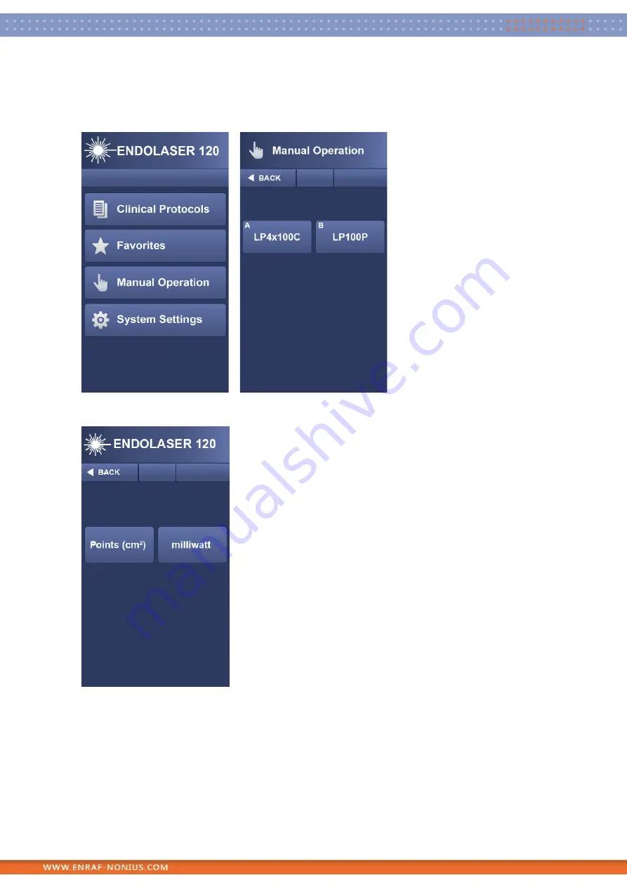 Enraf Nonius Endolaser 120 Instructions For Use Manual Download Page 28