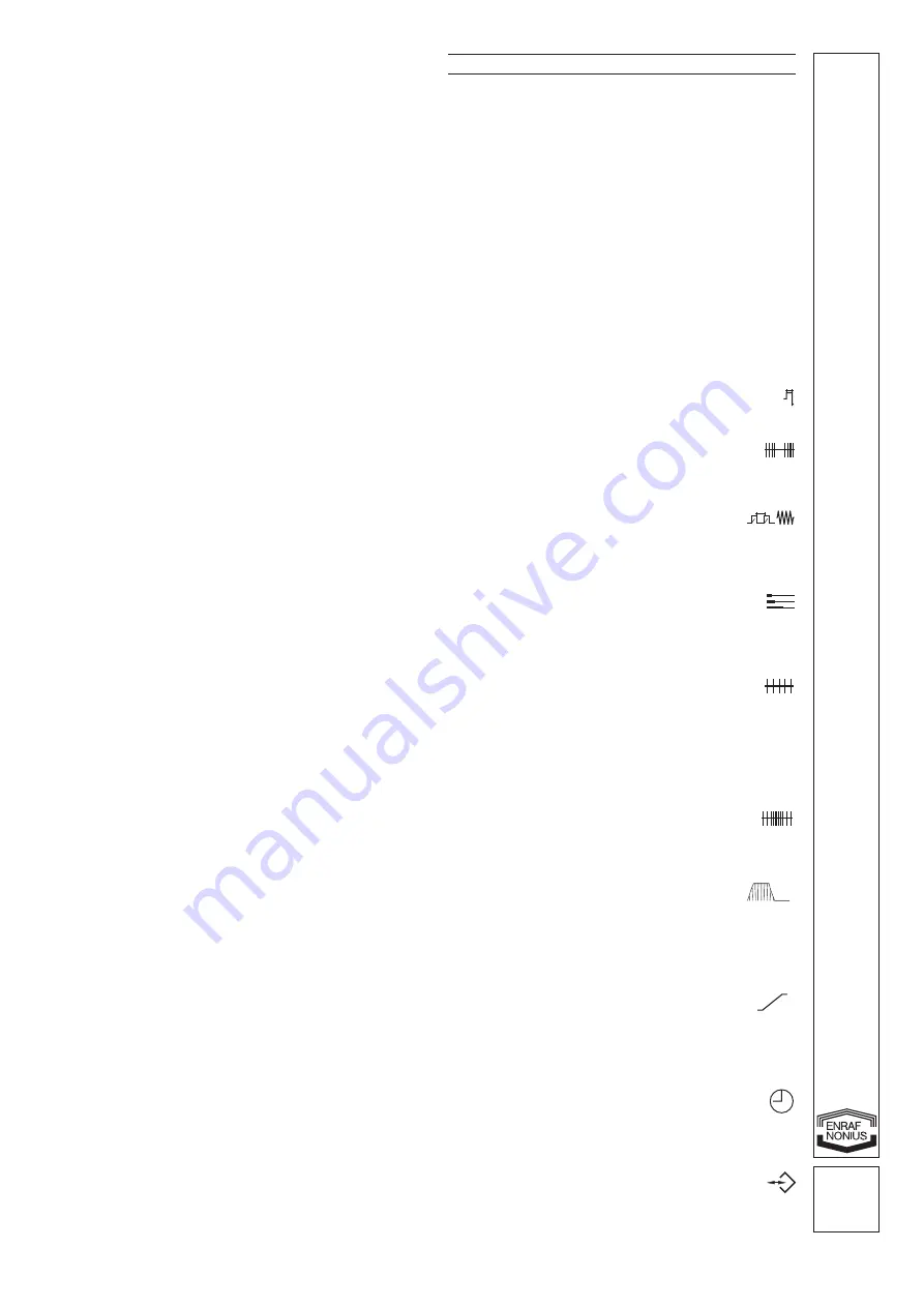 Enraf Nonius Endomed 581 ID Operating Instructions Manual Download Page 10