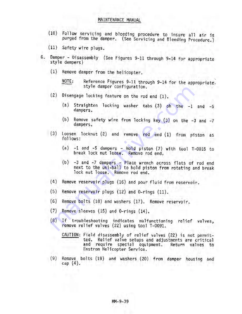 ENSTROM 280F Series Maintenance Manual Download Page 293