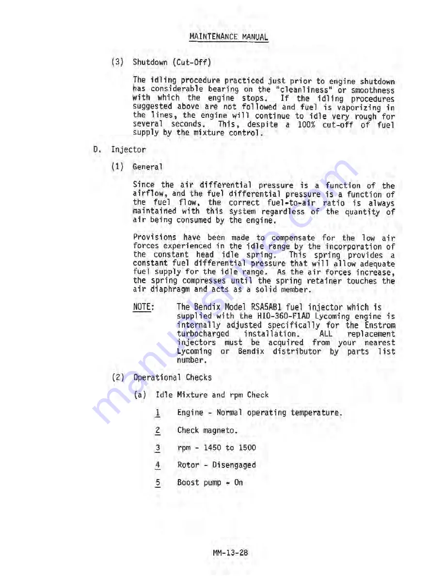 ENSTROM 280F Series Maintenance Manual Download Page 550