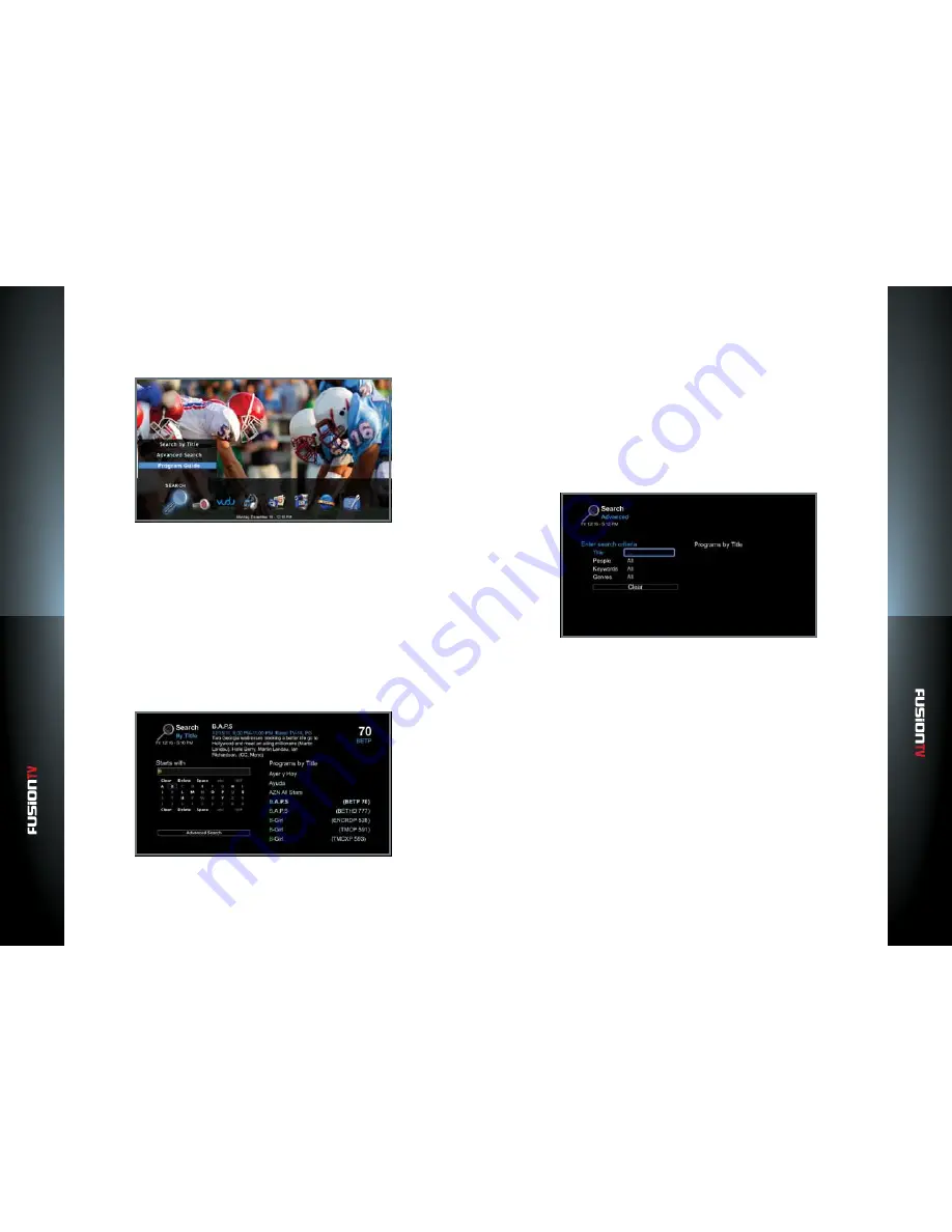 Entone FusionTV User Manual Download Page 17