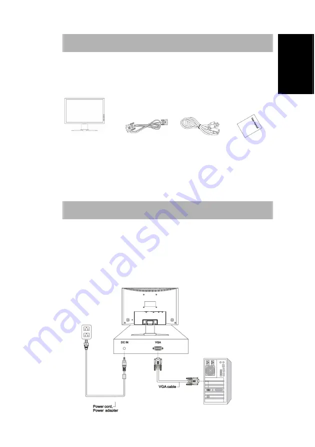 Envision H191W Скачать руководство пользователя страница 4