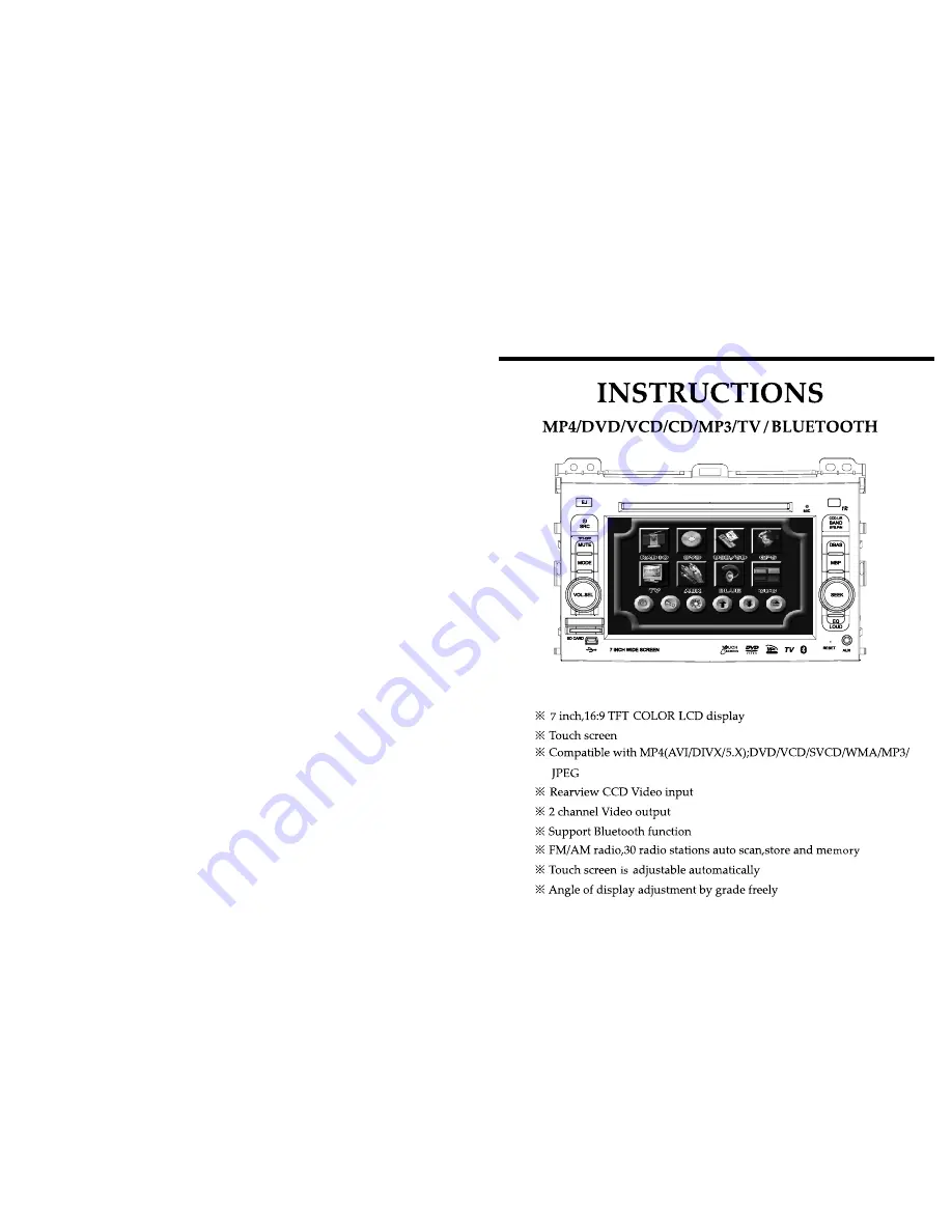 Eonon E1051 Instructions Manual Download Page 1