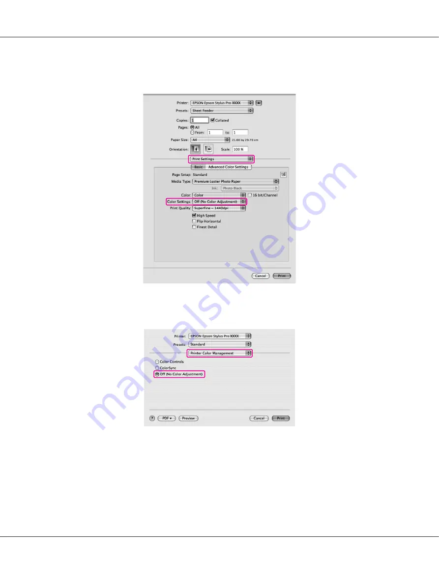 Epson 3880 - Stylus Pro Color Inkjet Printer User Manual Download Page 115