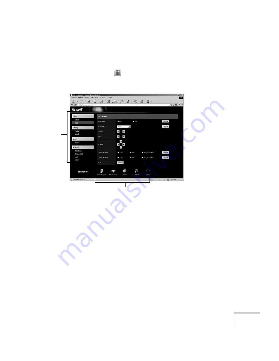 Epson 755c - PowerLite XGA LCD Projector User Manual Download Page 133