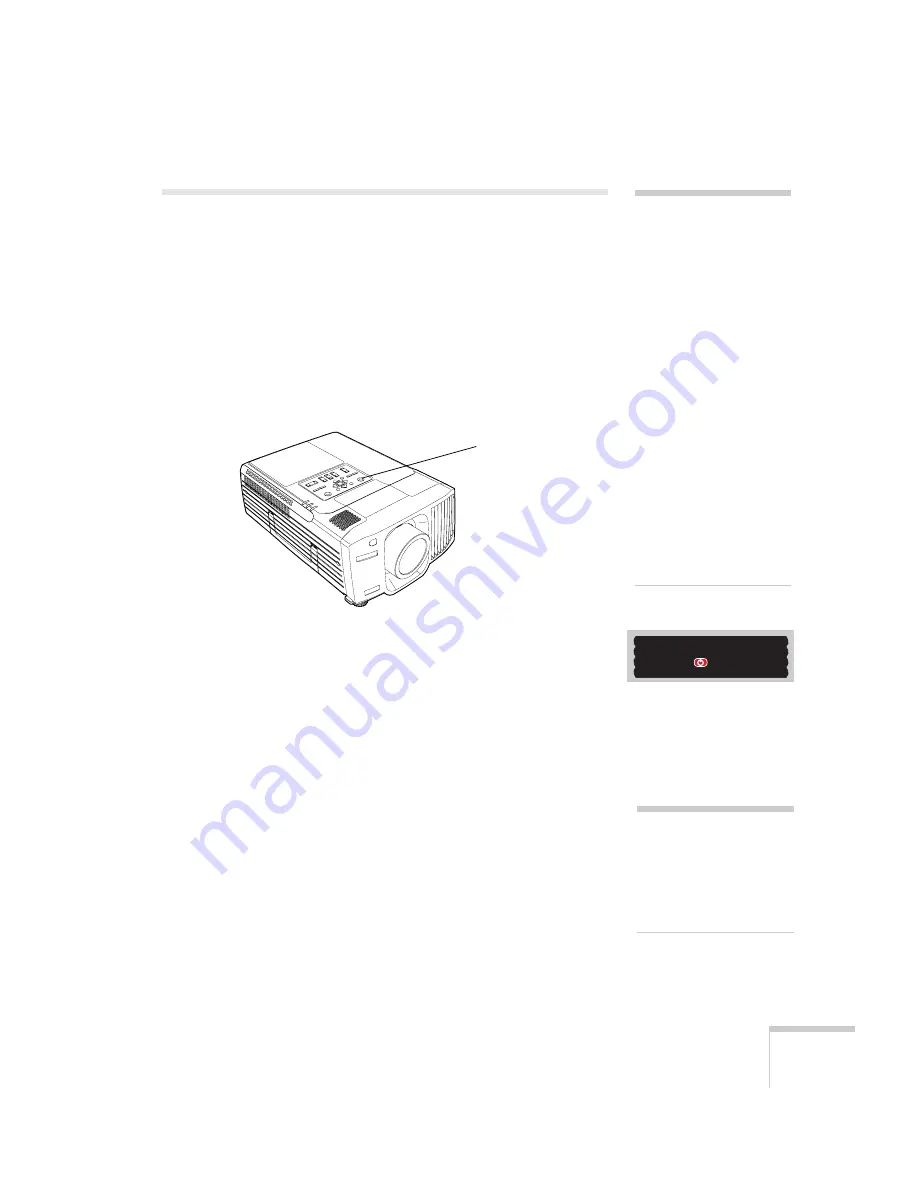 Epson 8300NL - PowerLite XGA LCD Projector User Manual Download Page 43