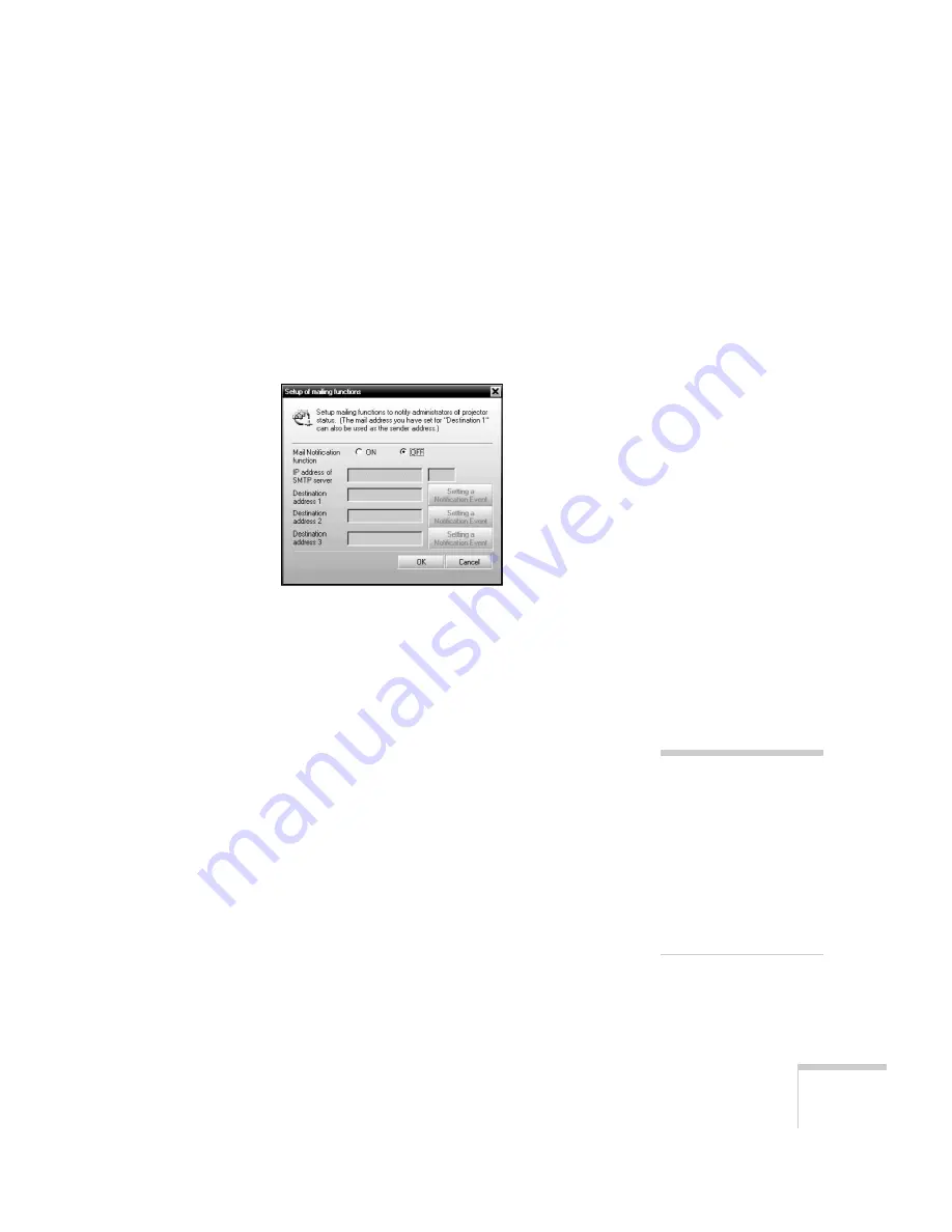 Epson 8300NL - PowerLite XGA LCD Projector User Manual Download Page 87