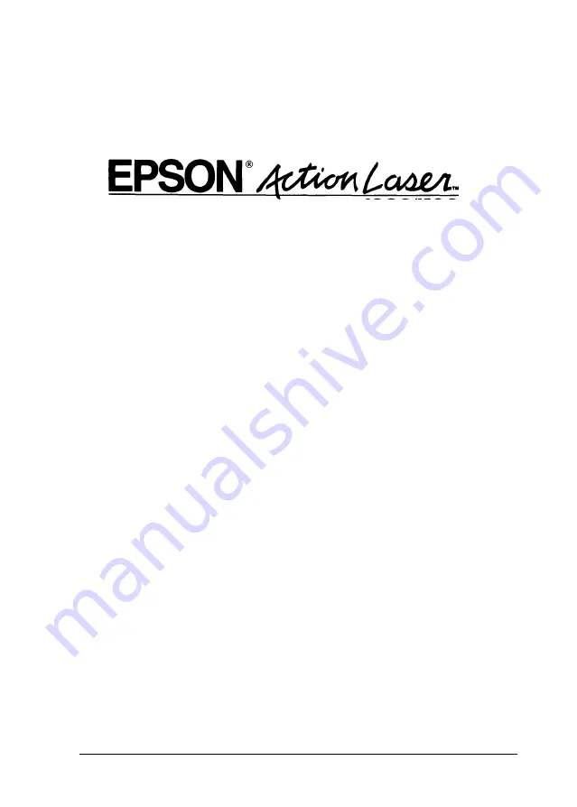 Epson ActionPC 1500 Reference Manual Download Page 3