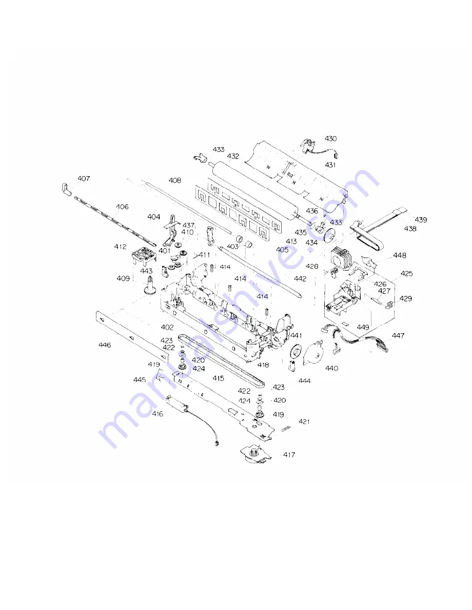 Epson ActionPrinter L-1000 Technical Manual Download Page 190