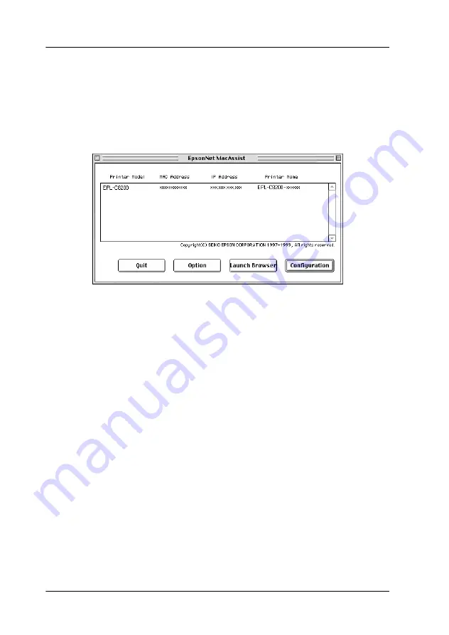 Epson AcuLaser C2000 Administrator'S Manual Download Page 168