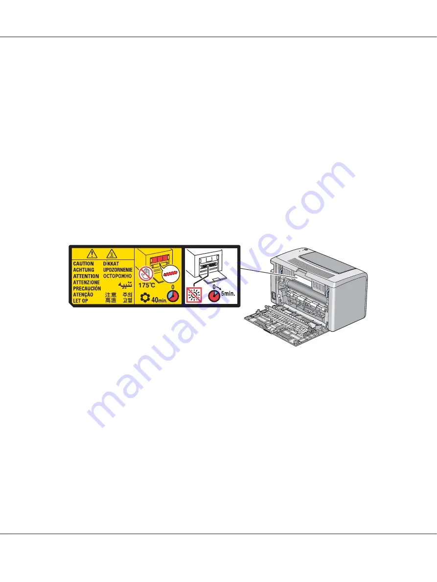 Epson AcuLaser M1400 Series Safety Information Manual Download Page 110