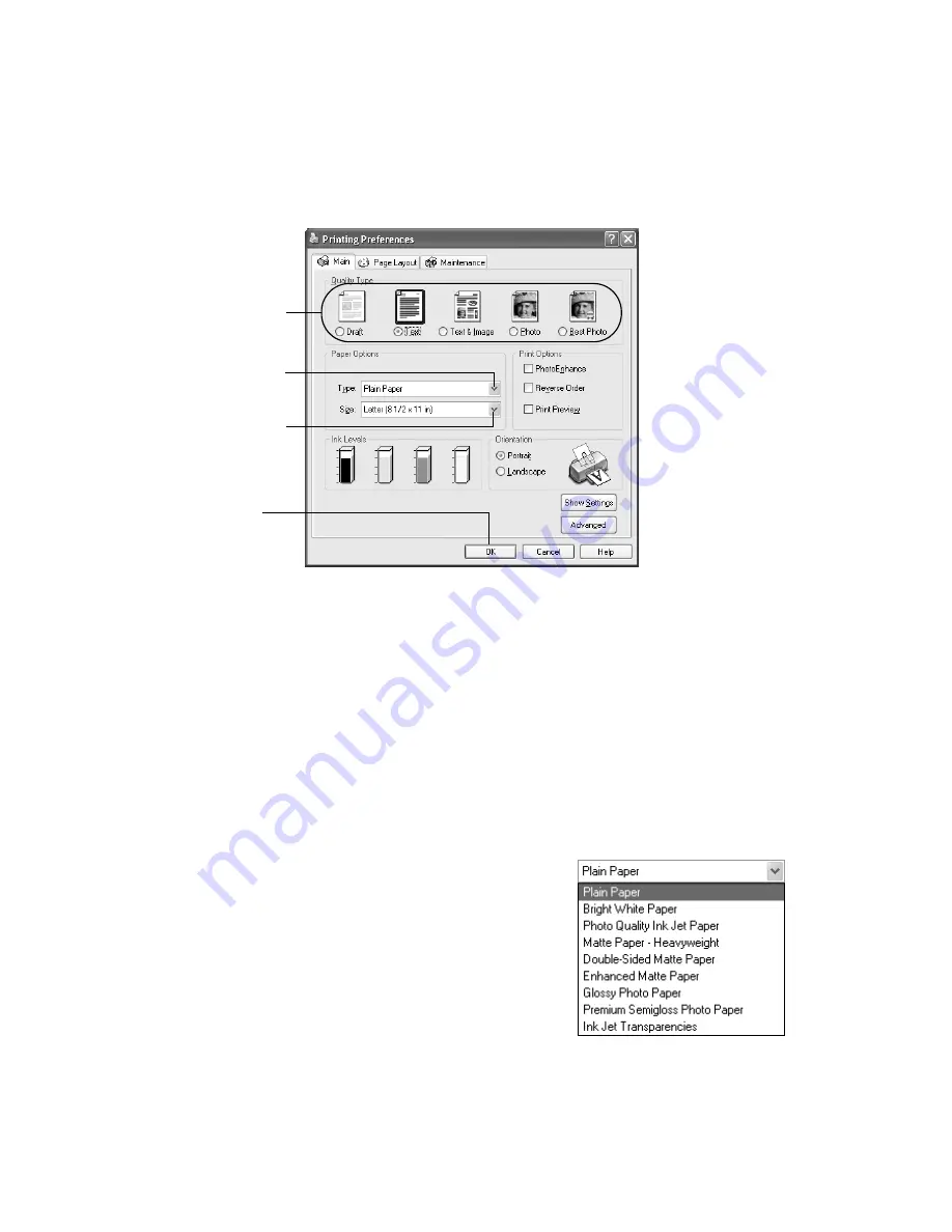 Epson C11C486001 - Stylus C82 Color Inkjet Printer Printer Basics Manual Download Page 16