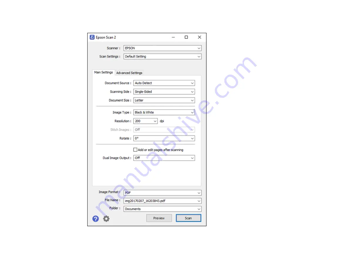 Epson C11CF75203 User Manual Download Page 160