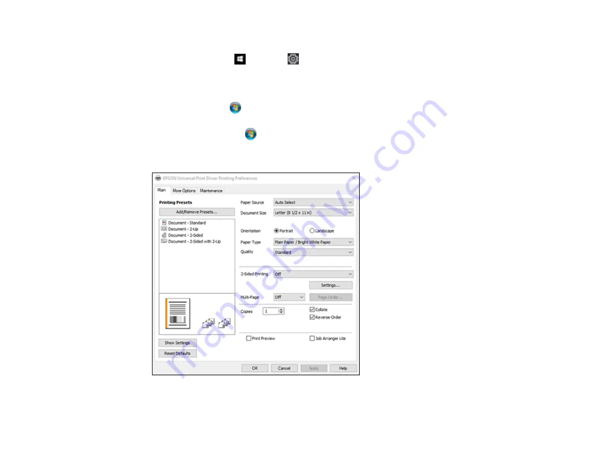 Epson C11CG04201 User Manual Download Page 155