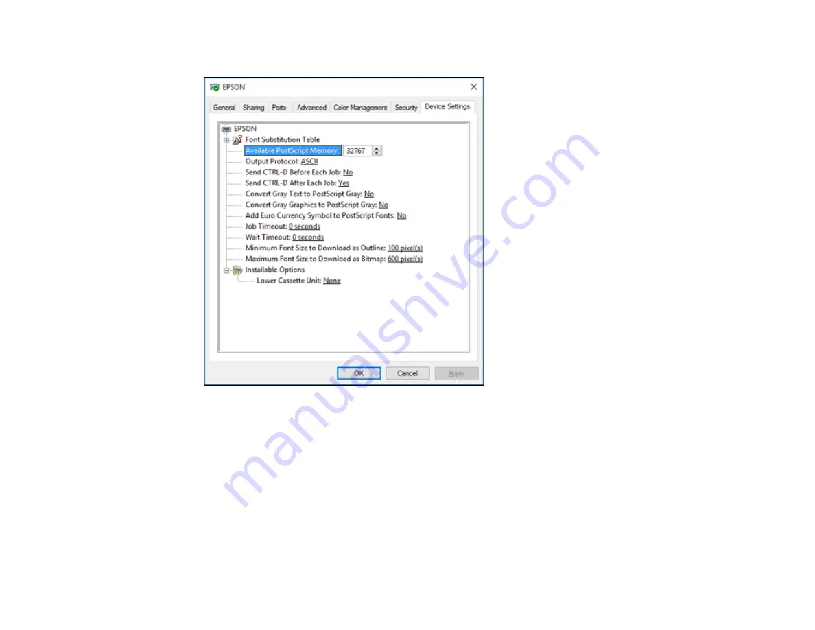 Epson C11CG04201 User Manual Download Page 162