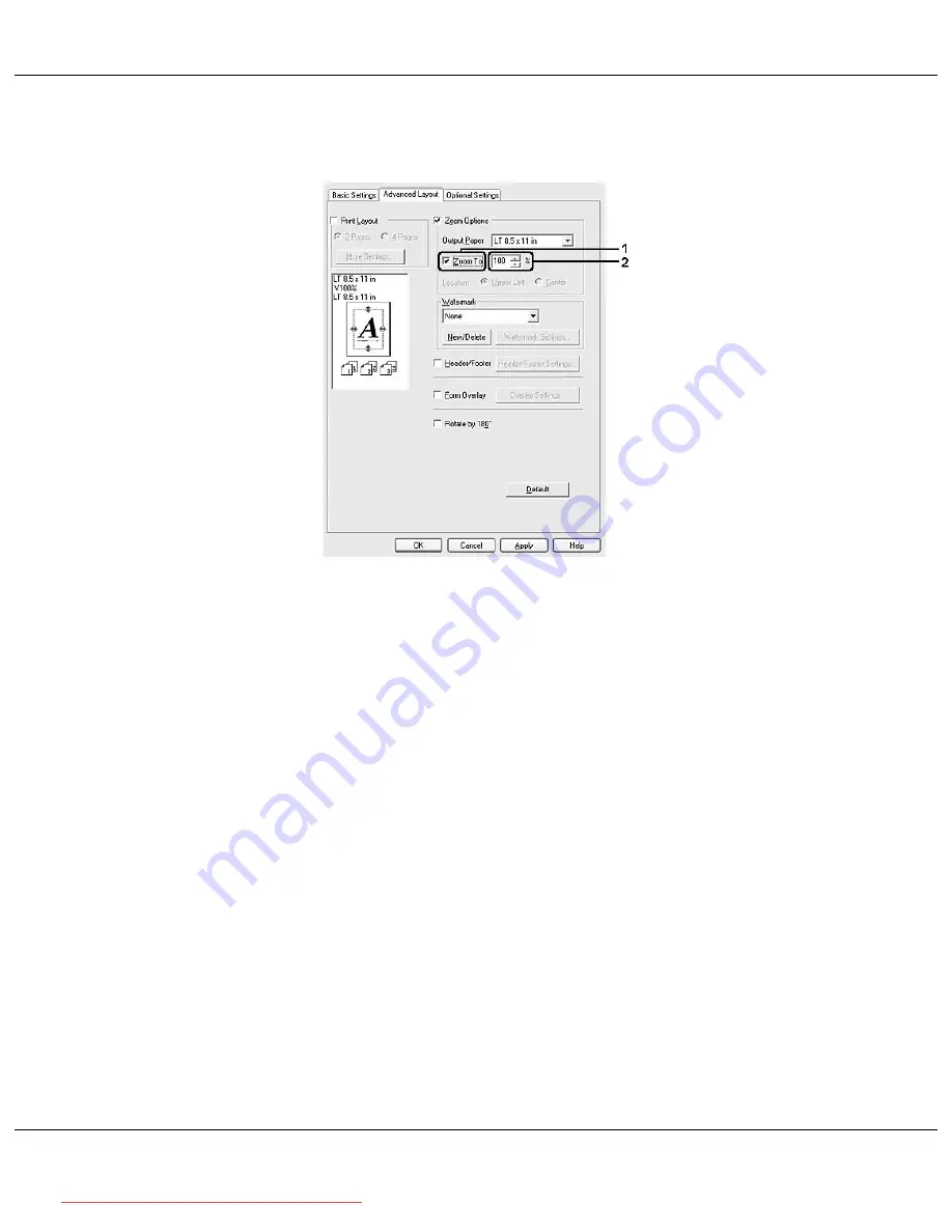 Epson C2800 User Manual Download Page 63