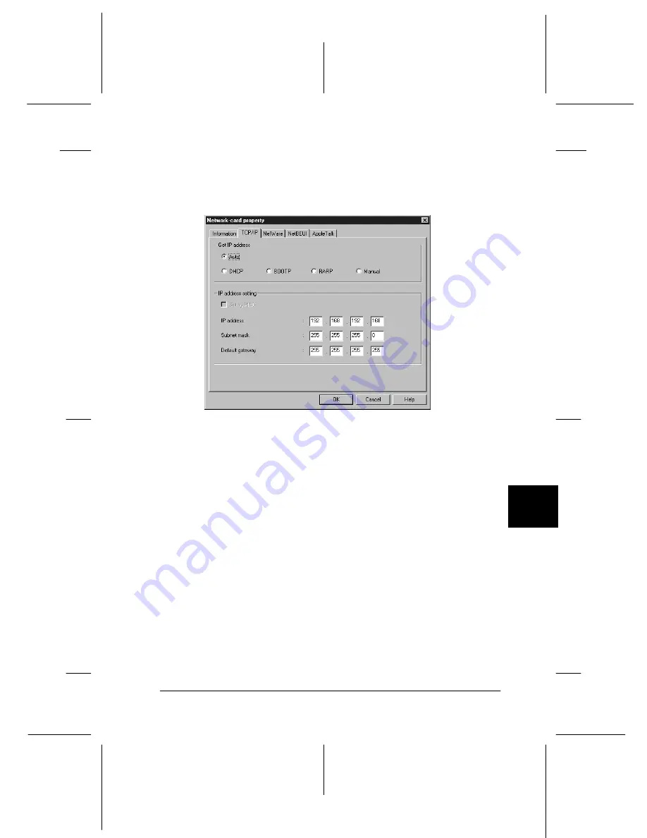 Epson C82362 Administrator'S Manual Download Page 167