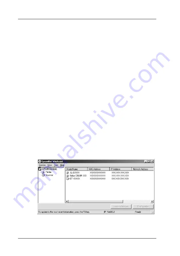 Epson C823781 Administrator'S Manual Download Page 48