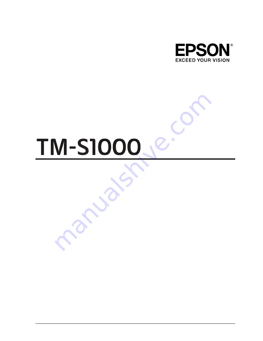 Epson CaptureOne TM-S1000 User Manual Download Page 23