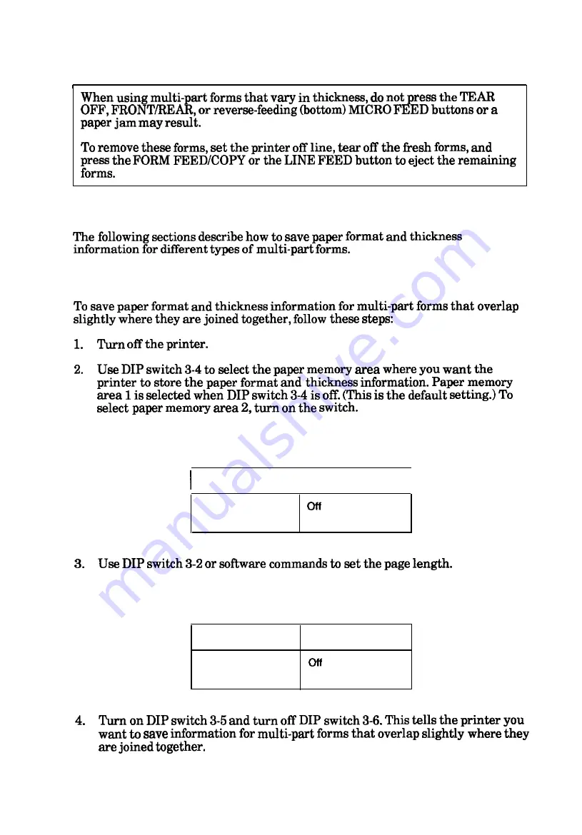 Epson DFX 8000 Service Manual Download Page 54