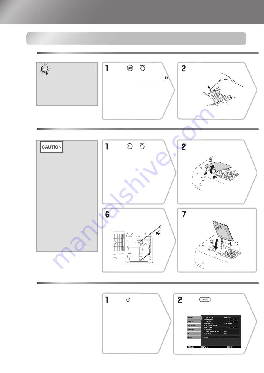 Epson Dreamio EMP-TW1000 U User Manual Download Page 48