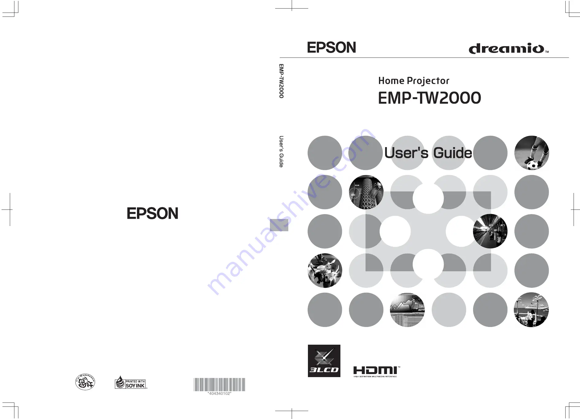 Epson dreamio EMP-TW2000 Скачать руководство пользователя страница 1