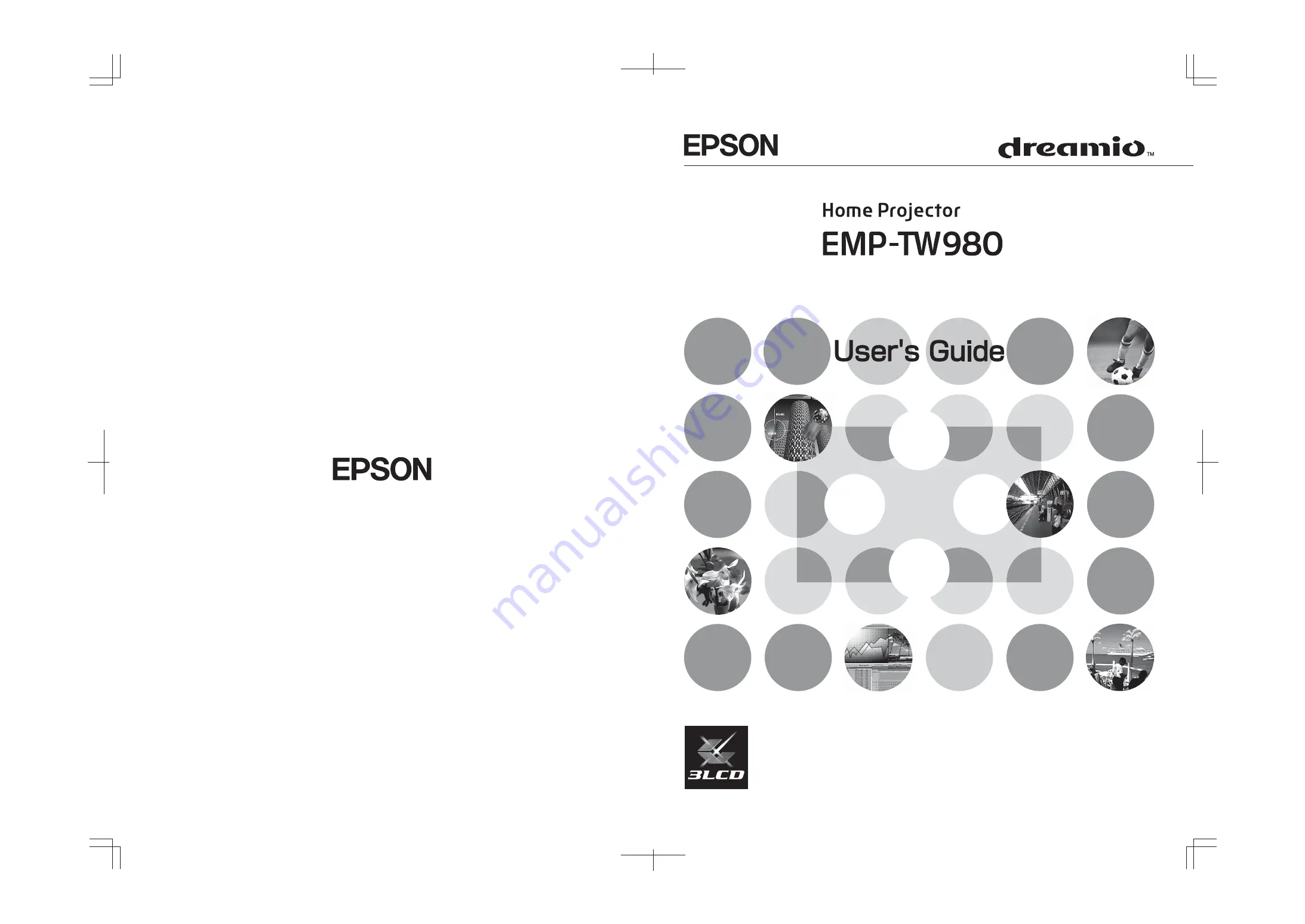 Epson dreamio EMP-TW980 Скачать руководство пользователя страница 1