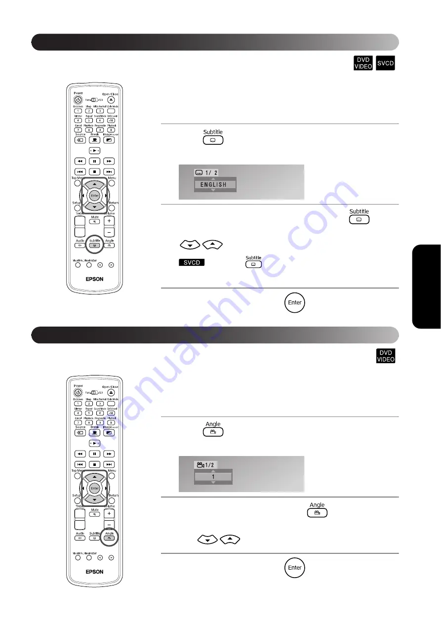 Epson Dreamio EMP-TWD3 User Manual Download Page 35