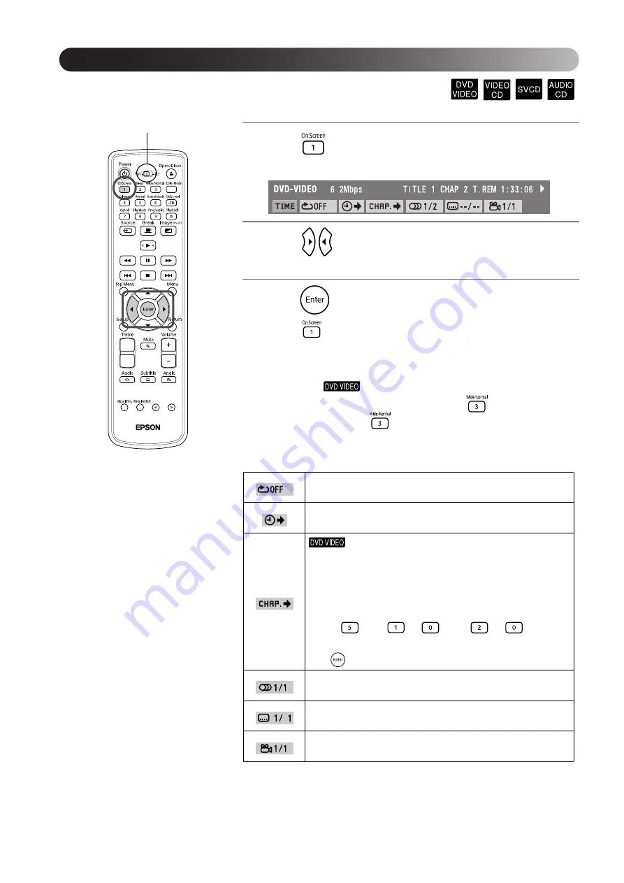 Epson Dreamio EMP-TWD3 User Manual Download Page 36