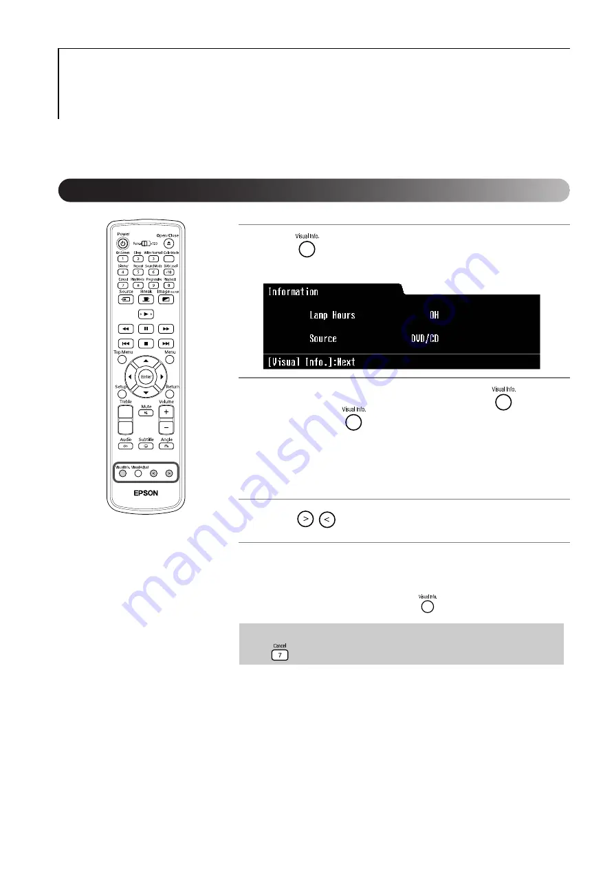 Epson Dreamio EMP-TWD3 User Manual Download Page 58