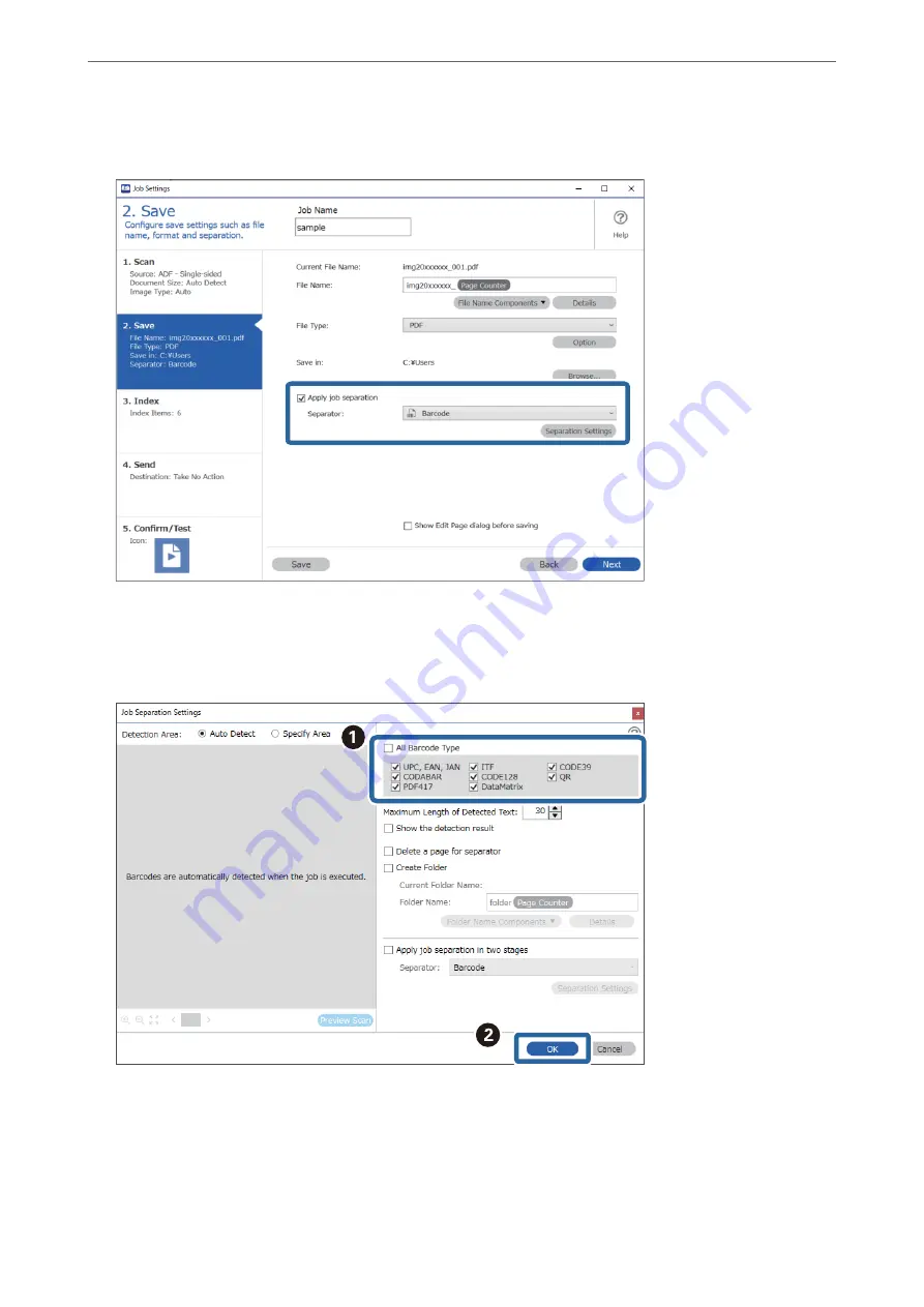 Epson DS-730 User Manual Download Page 143