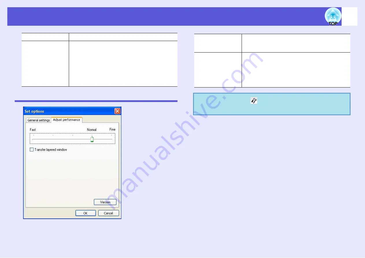 Epson EasyMP EMP-1825 Operation Manual Download Page 43