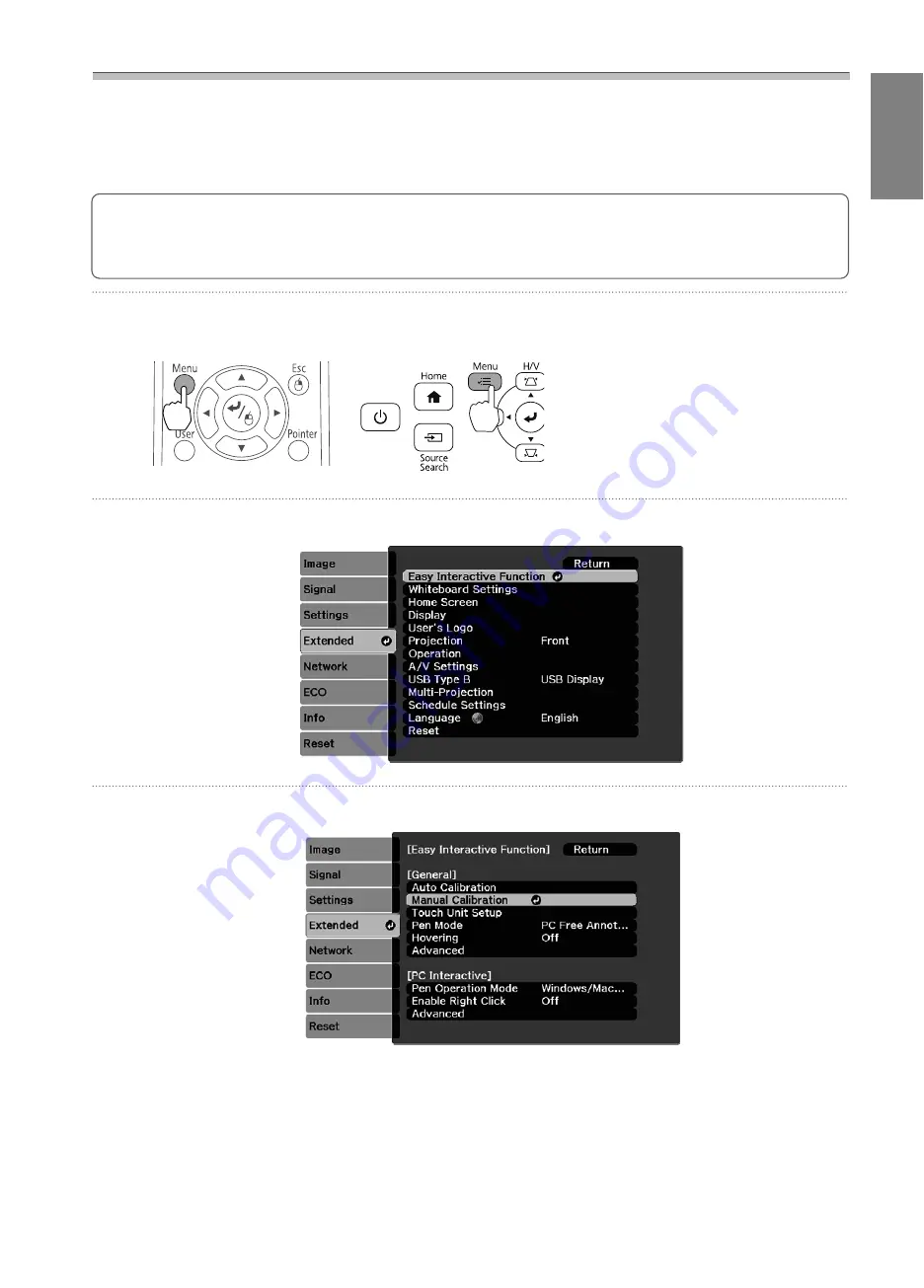 Epson EB-1460Ui Installation Manual Download Page 56