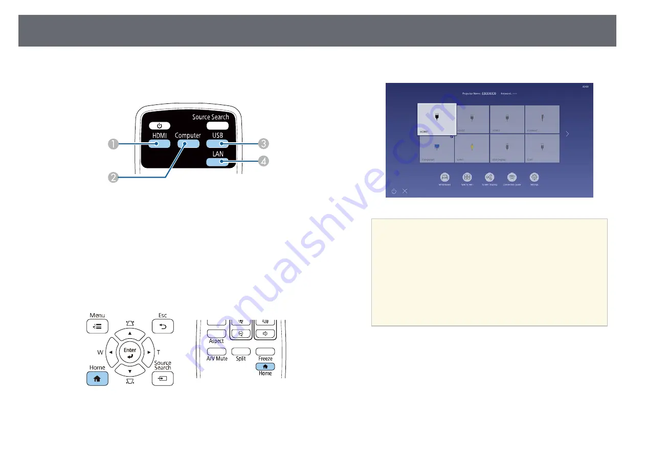 Epson EB-1480Fi User Manual Download Page 73