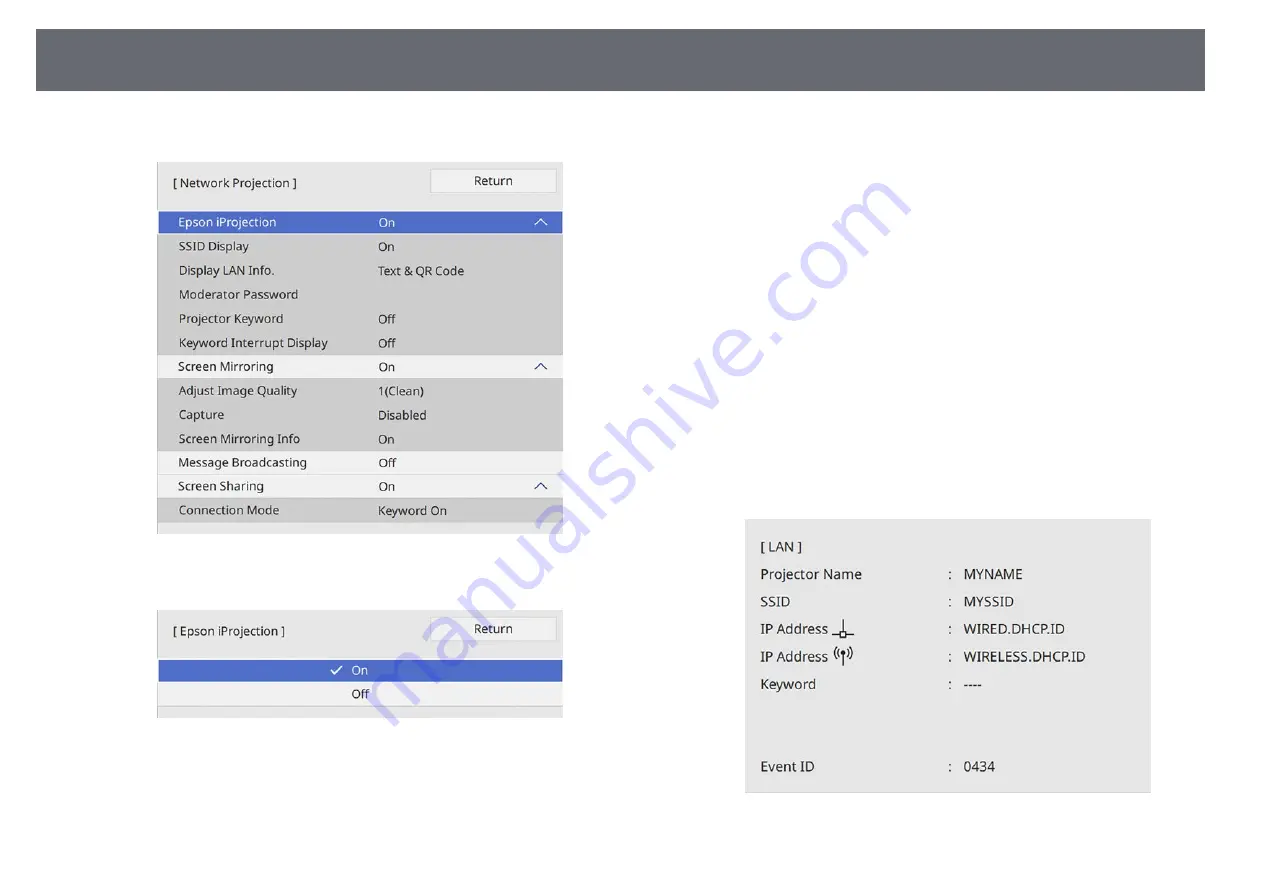 Epson EB-1480Fi User Manual Download Page 160