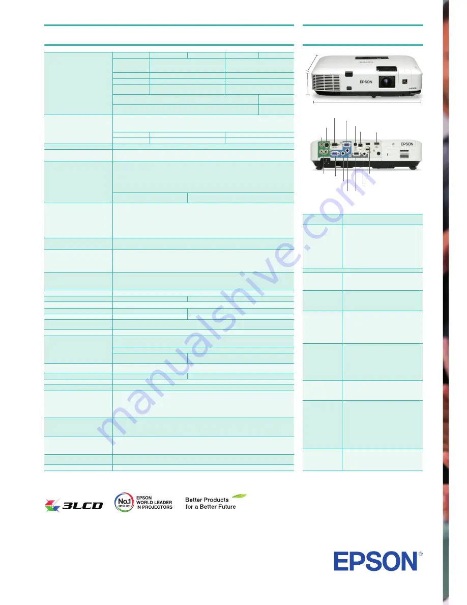 Epson EB-1830 Brochure & Specs Download Page 6