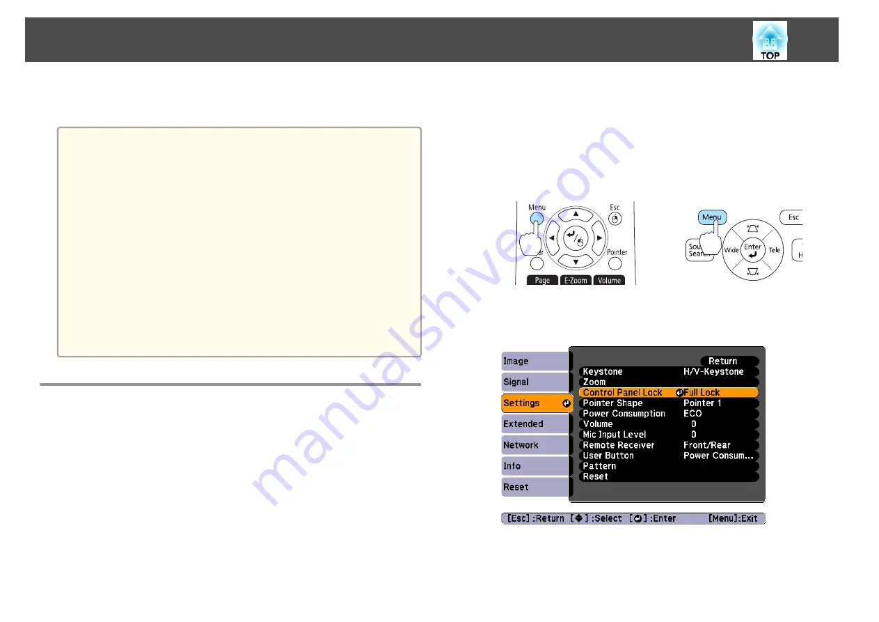 Epson EB-420  guide Скачать руководство пользователя страница 54