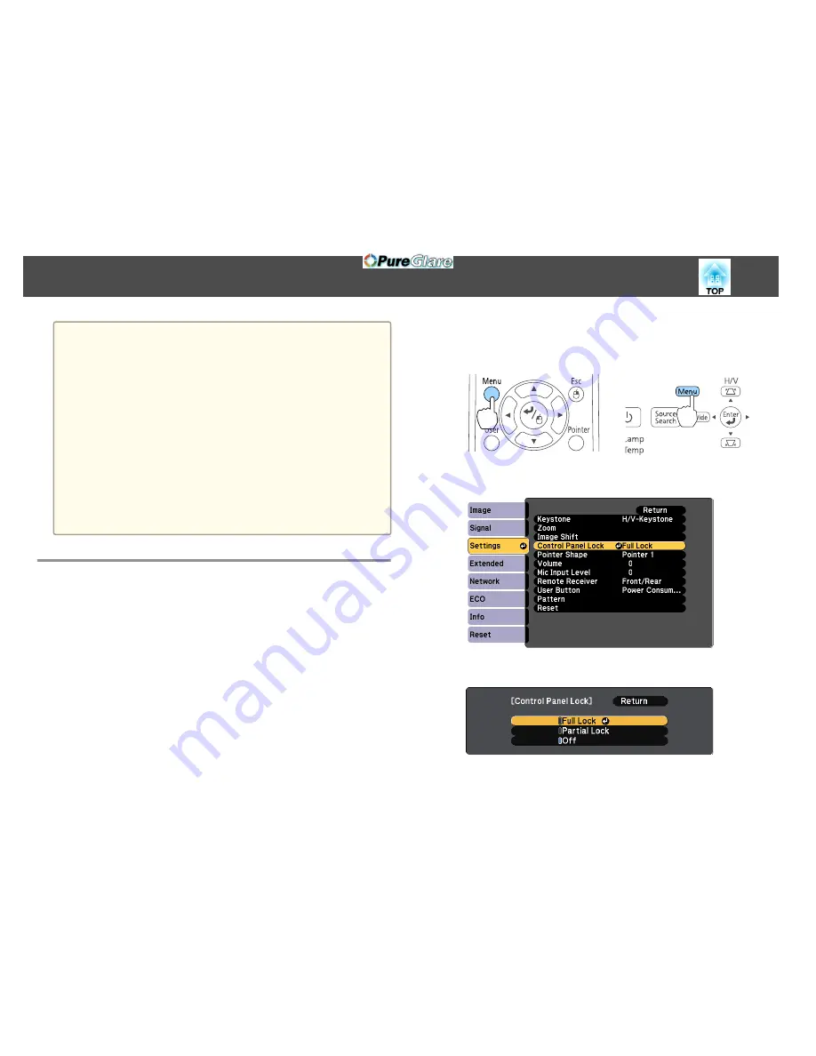 Epson EB-570 User Manual Download Page 112