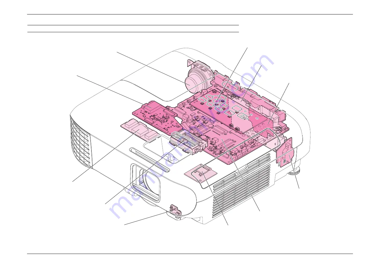 Epson EB-E01 Service Manual Download Page 62