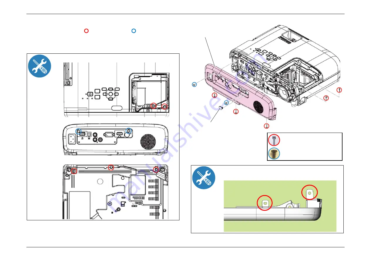 Epson EB-E01 Service Manual Download Page 79