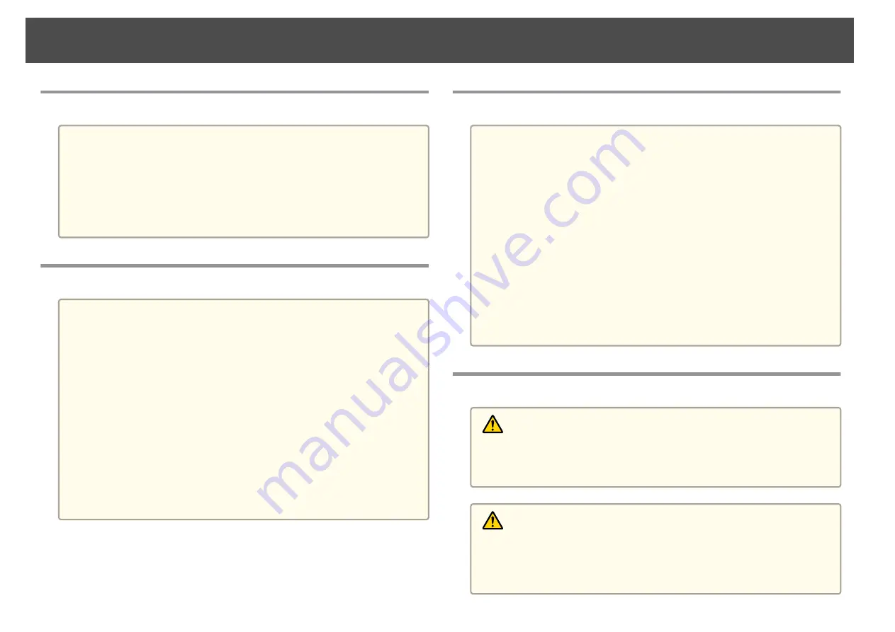 Epson EB-Z10000 Installation Manual Download Page 8