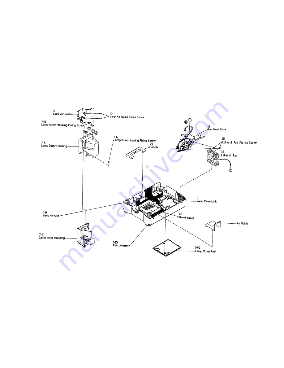 Epson Elp-3500 Service Manual Download Page 99