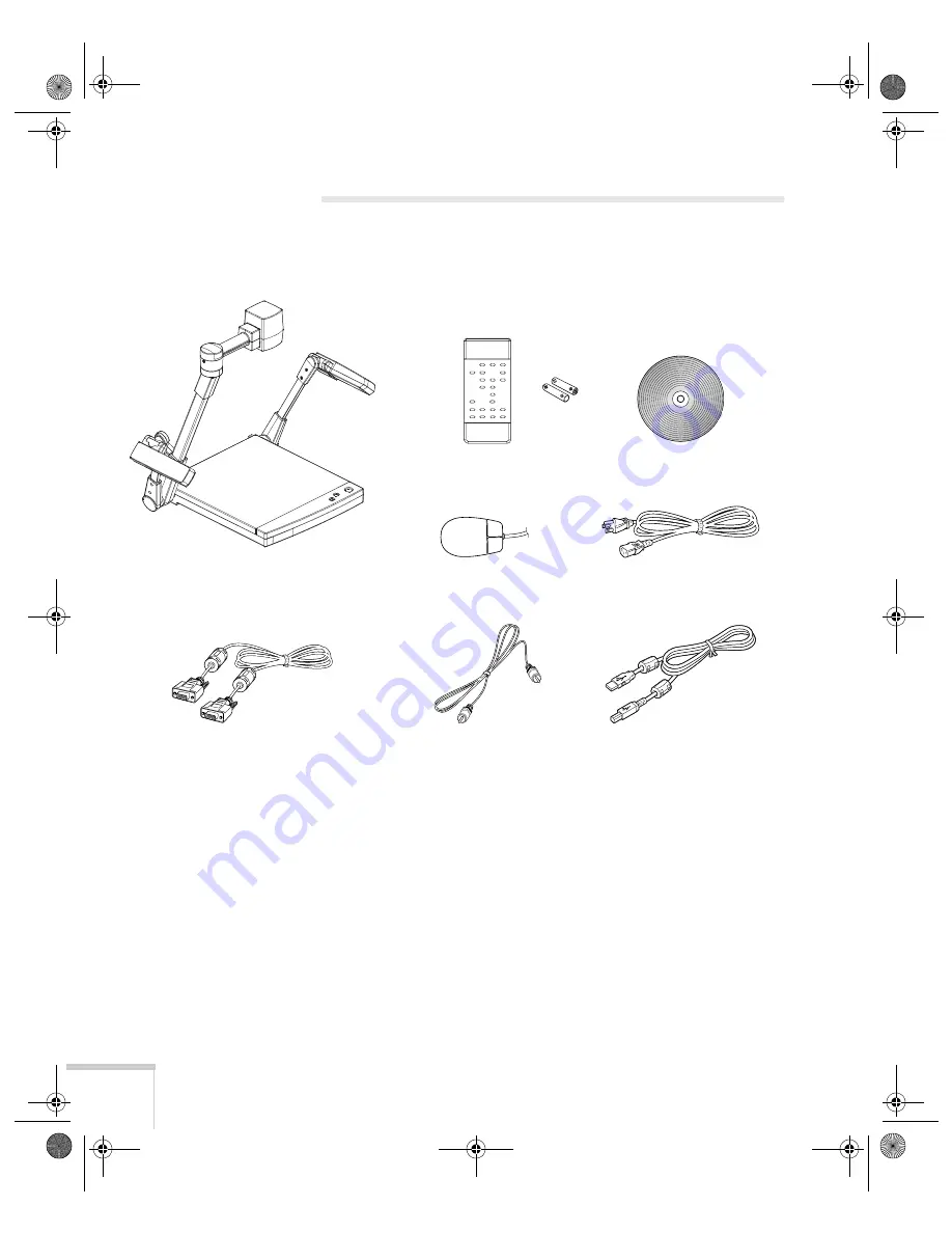 Epson ELPDC04 High Resolution Document Camera User Manual Download Page 11