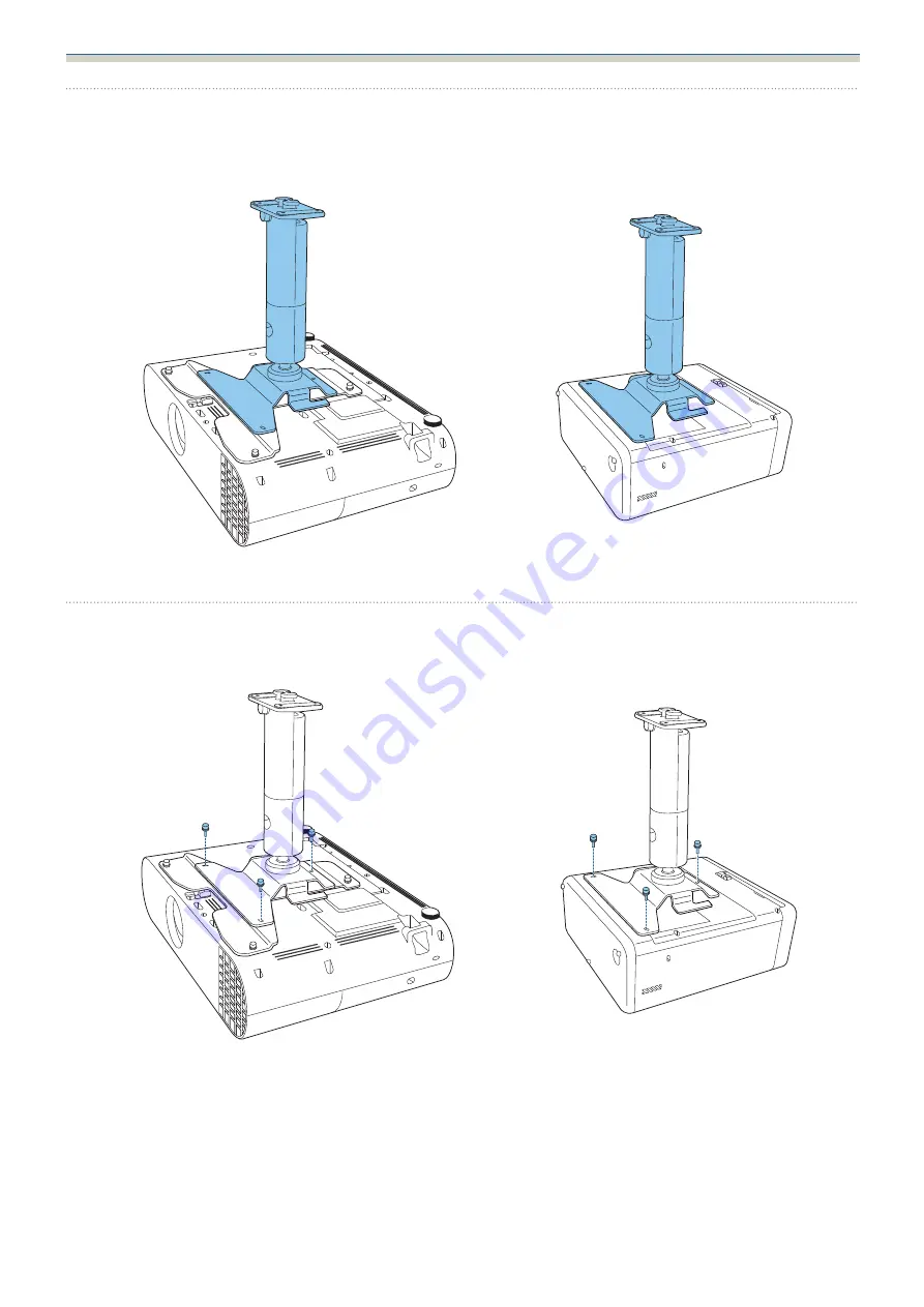 Epson ELPMB60 Installation Manual Download Page 62