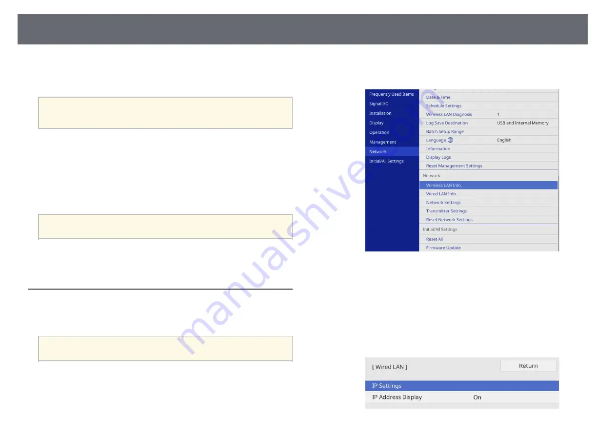 Epson ELPWT01 User Manual Download Page 41