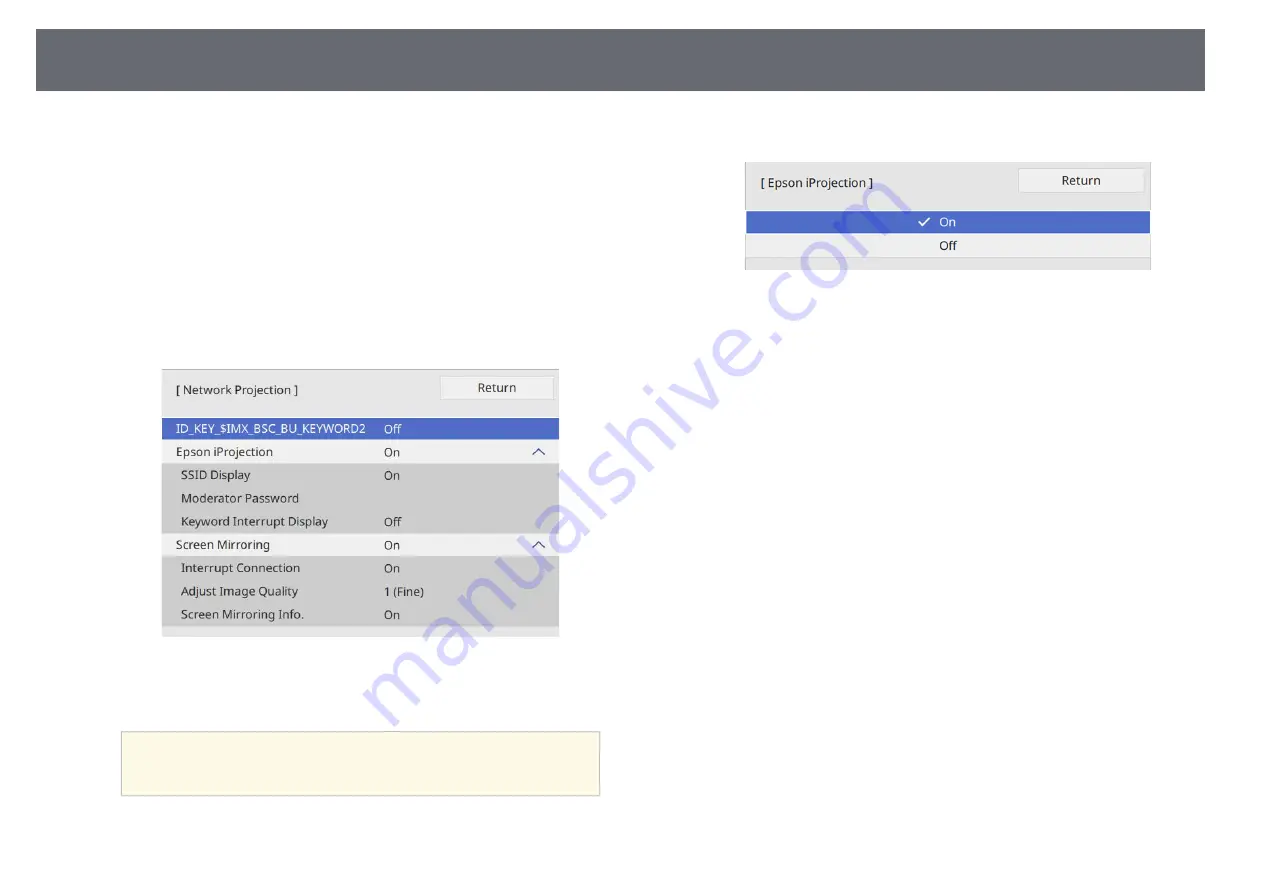 Epson ELPWT01 User Manual Download Page 42