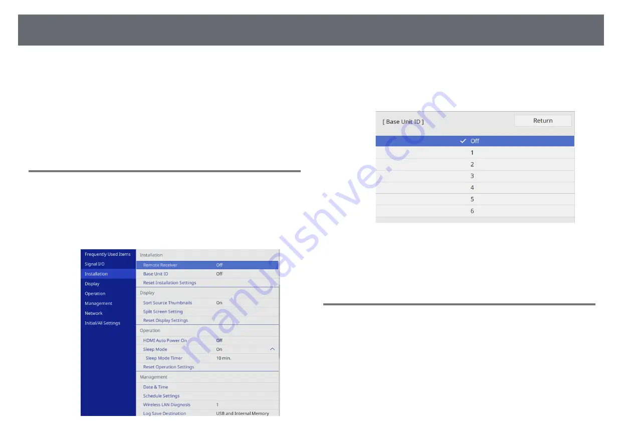 Epson ELPWT01 User Manual Download Page 63