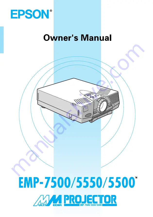 Epson EMP-5500 Скачать руководство пользователя страница 1